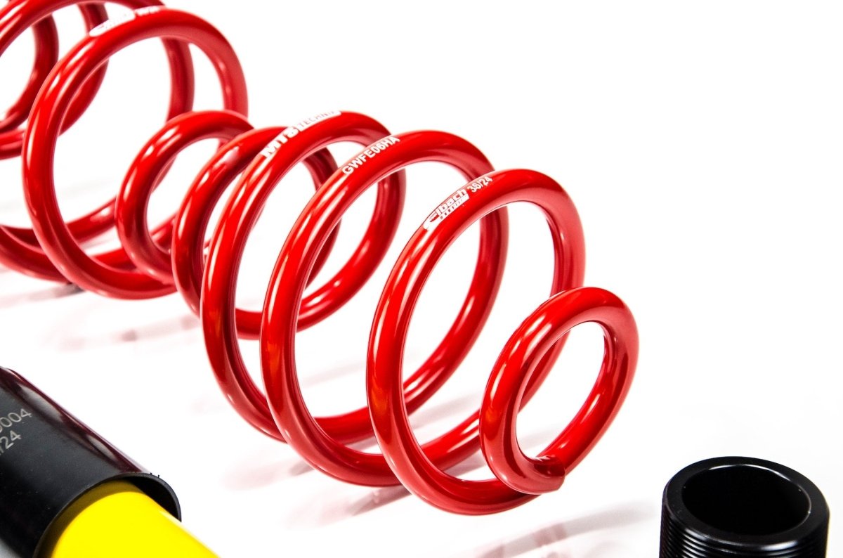 Street Coilover Kit w/ Camber Adjust Top Mounts (Gold) - Weld - In for BMW 3 (E30) - MTS Technik UK - mtsgwbm11-bmw-3-e30