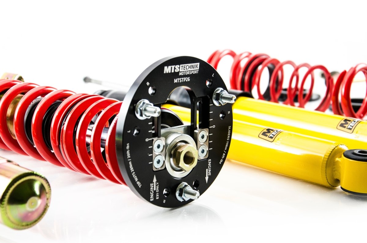 Street Coilover Kit w/ Camber Adjust Top Mounts (Gold) - Weld - In for BMW 3 Touring (E30) - MTS Technik UK - mtsgwbm11-bmw-3-touring-e30