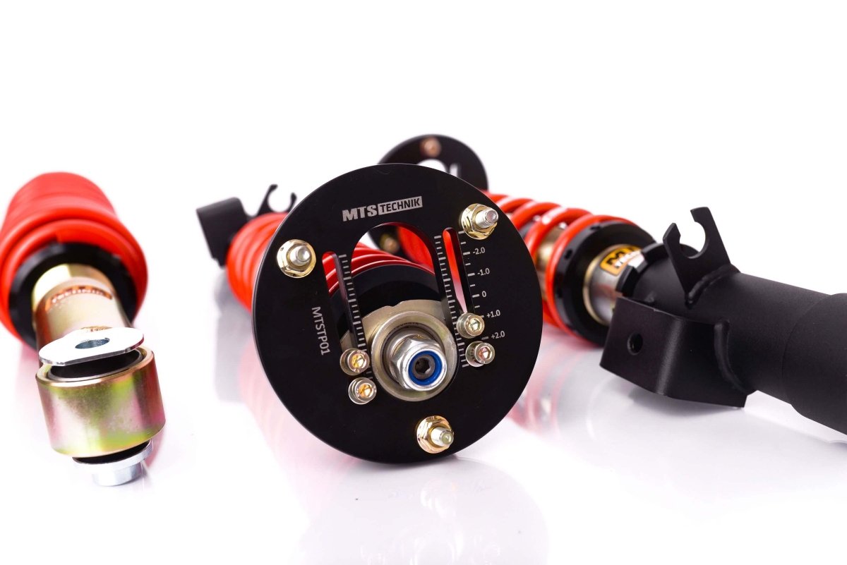 Street Coilover Kit w/ Camber Adjust Top Mounts (Gold) - Weld - In for BMW 5 (E34) - MTS Technik UK - mtsgwbm14-bmw-5-e34