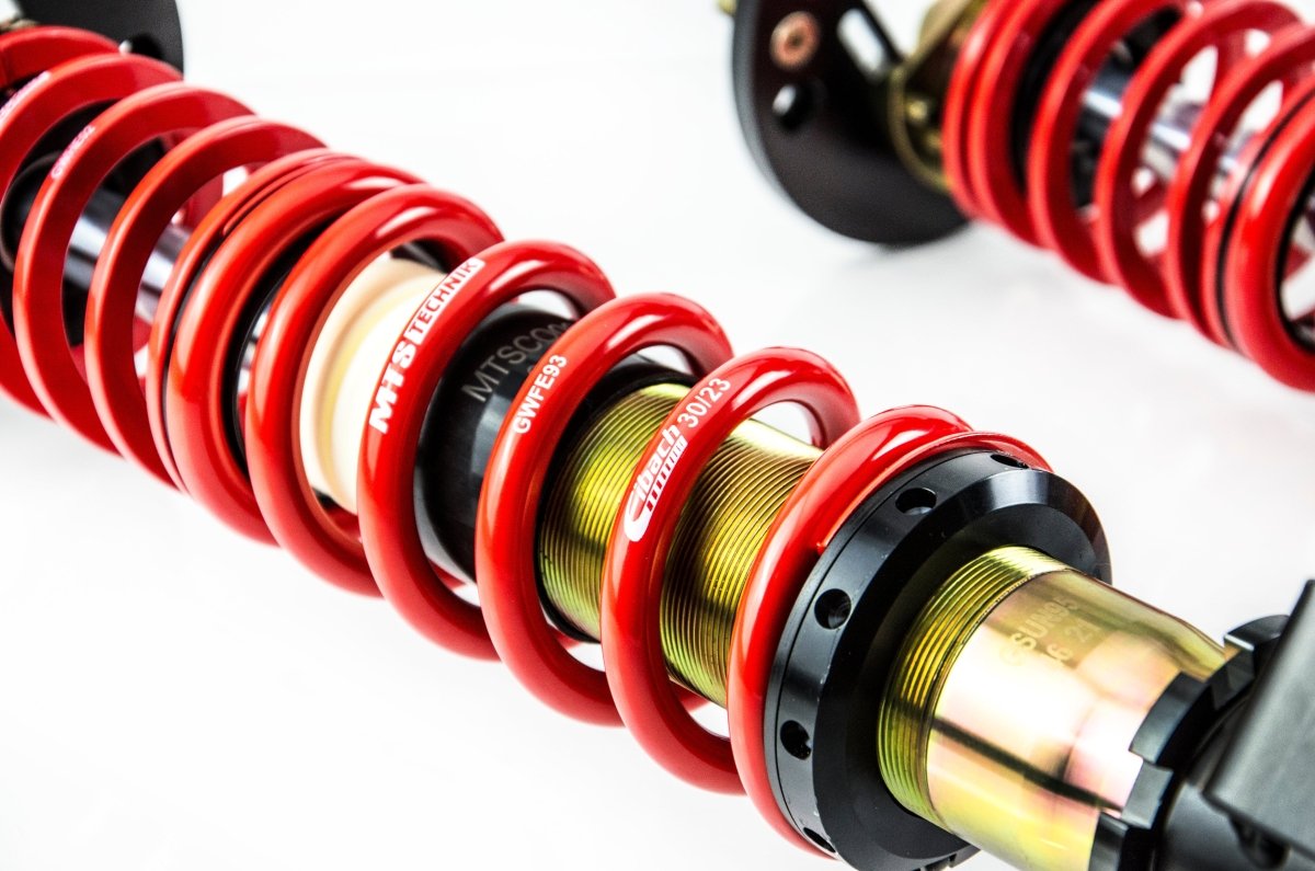 Street Coilover Kit w/ Camber Adjust Top Mounts (Gold) - Weld - In for BMW 5 (E34) - MTS Technik UK - mtsgwbm81-bmw-5-e34