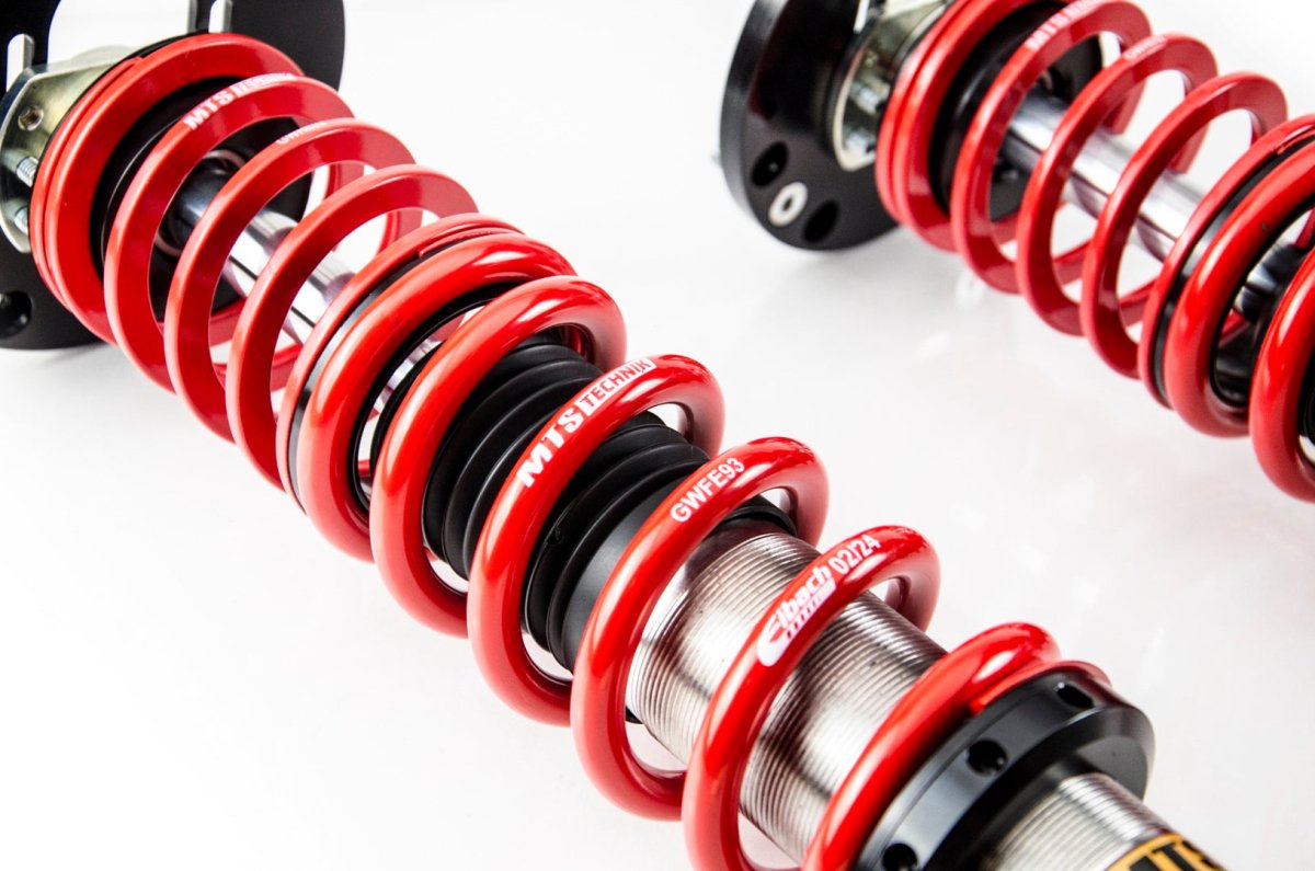 Street Coilover Kit w/ Camber Adjust Top Mounts (Gold) - Weld - In for BMW 7 (E23) - MTS Technik UK - mtsgwbm29-bmw-7-e23