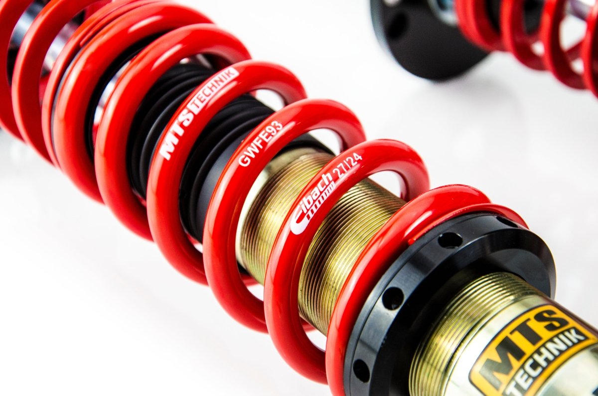 Street Coilover Kit w/ Camber Adjust Top Mounts (Gold) - Weld - In for BMW 7 (E23) - MTS Technik UK - mtsgwbm91-bmw-7-e23