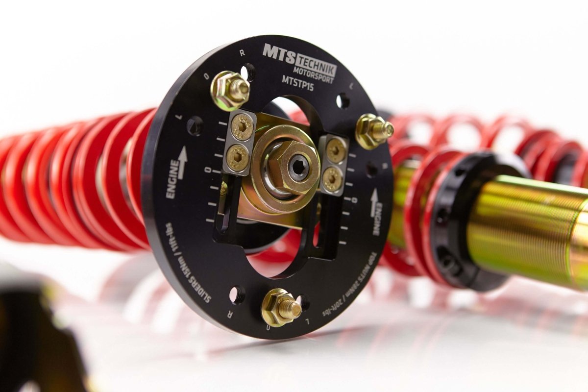 Street Coilover Kit w/ Camber Adjust Top Mounts (Gold) - Weld - In for BMW 7 (E32) - MTS Technik UK - mtsgwbm27-bmw-7-e32