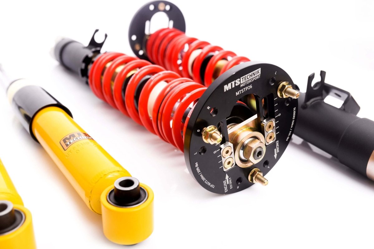Street Coilover Kit w/ Camber Adjust Top Mounts (Gold) - Weld - In for BMW 8 (E31) - MTS Technik UK - mtsgwbm48-bmw-8-e31