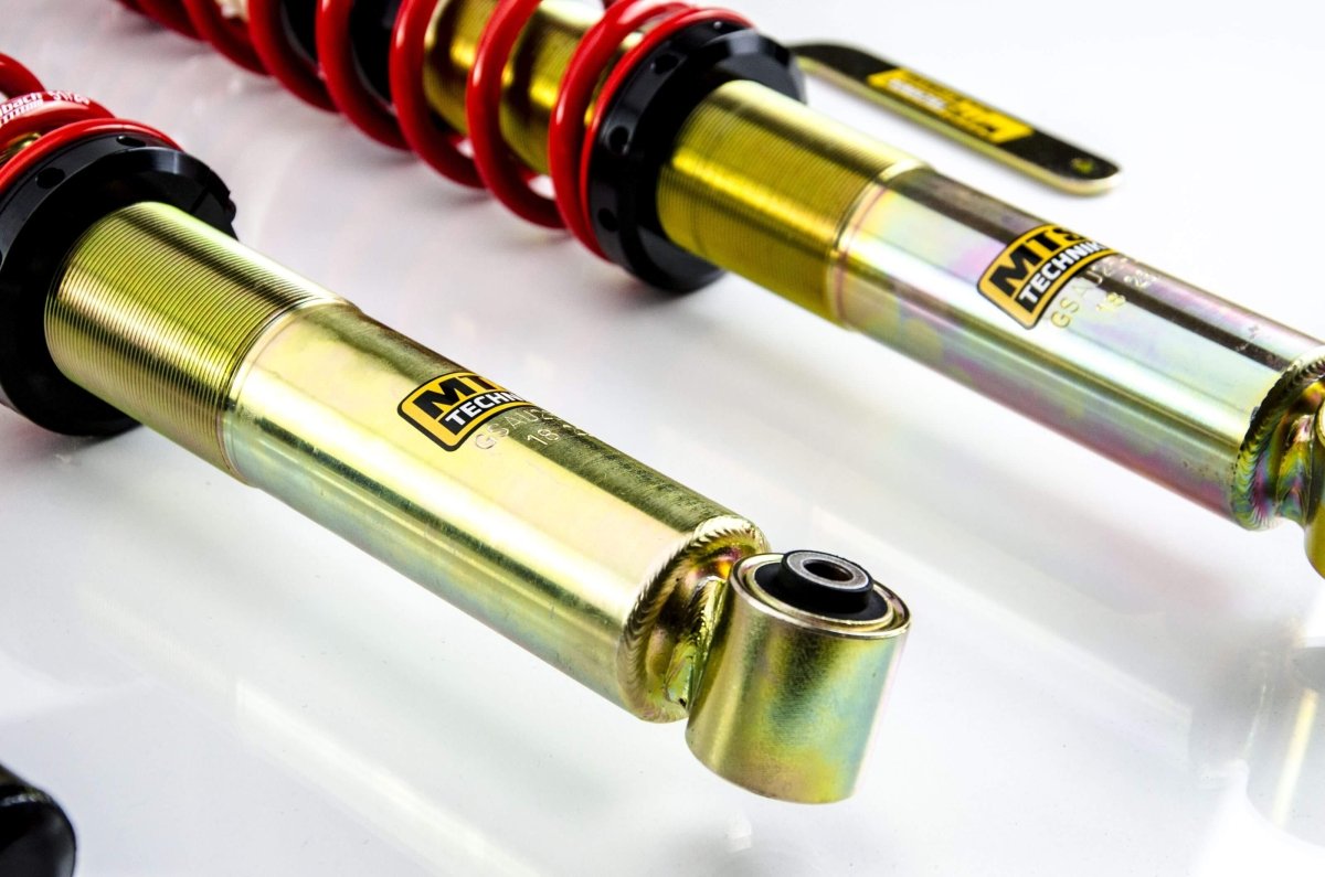 Street Coilover Kit w/ Camber Adjust Top Mounts (Gold) - Weld - In for Volkswagen PASSAT B2 Variant (33B) - MTS Technik UK - mtsgwvw112-volkswagen-passat-b2-variant-33b