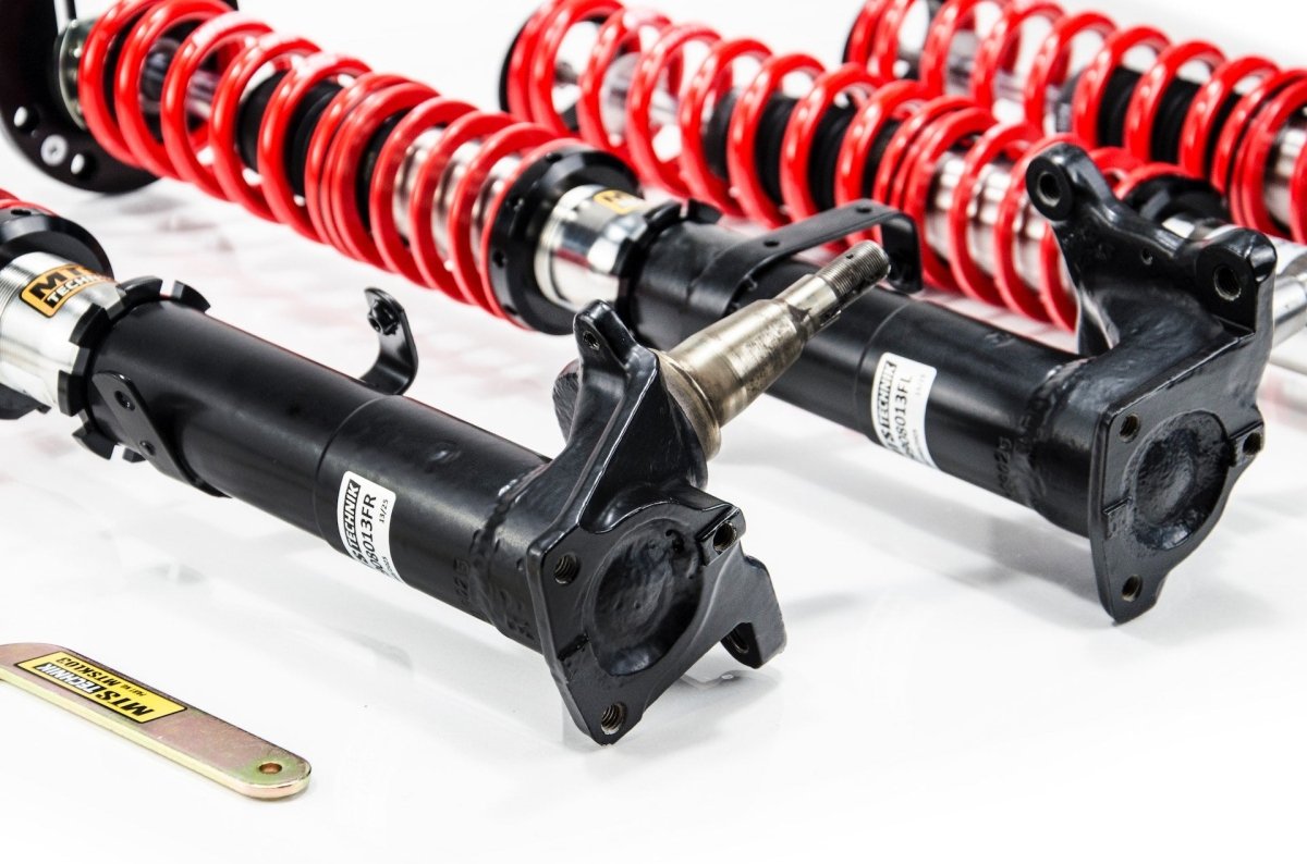 Street Coilover Kit w/ Camber Adjust Top Mounts (Inox) - Weld - In for BMW 2500 - 3.3 (E3) - MTS Technik UK - xmtsgwbm92-bmw-2500-33-e3