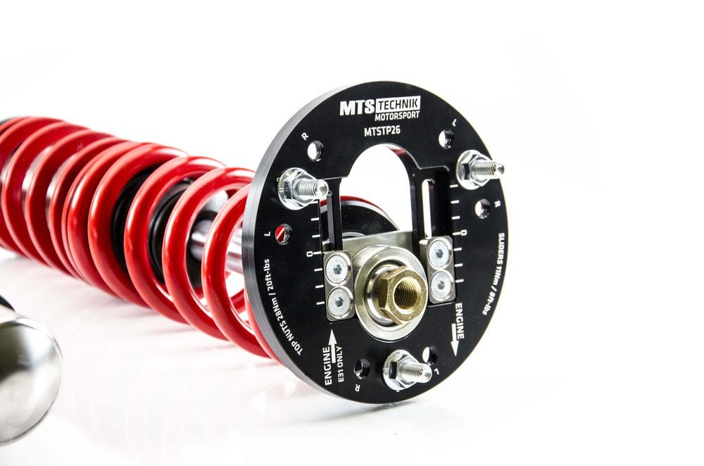 XMTSGWBM107 Street Coilover Kit w/ Camber Adjust Top Mounts (Inox) for BMW 5 (E39) - MTS Technik UK - xmtsgwbm107-bmw-5-e39