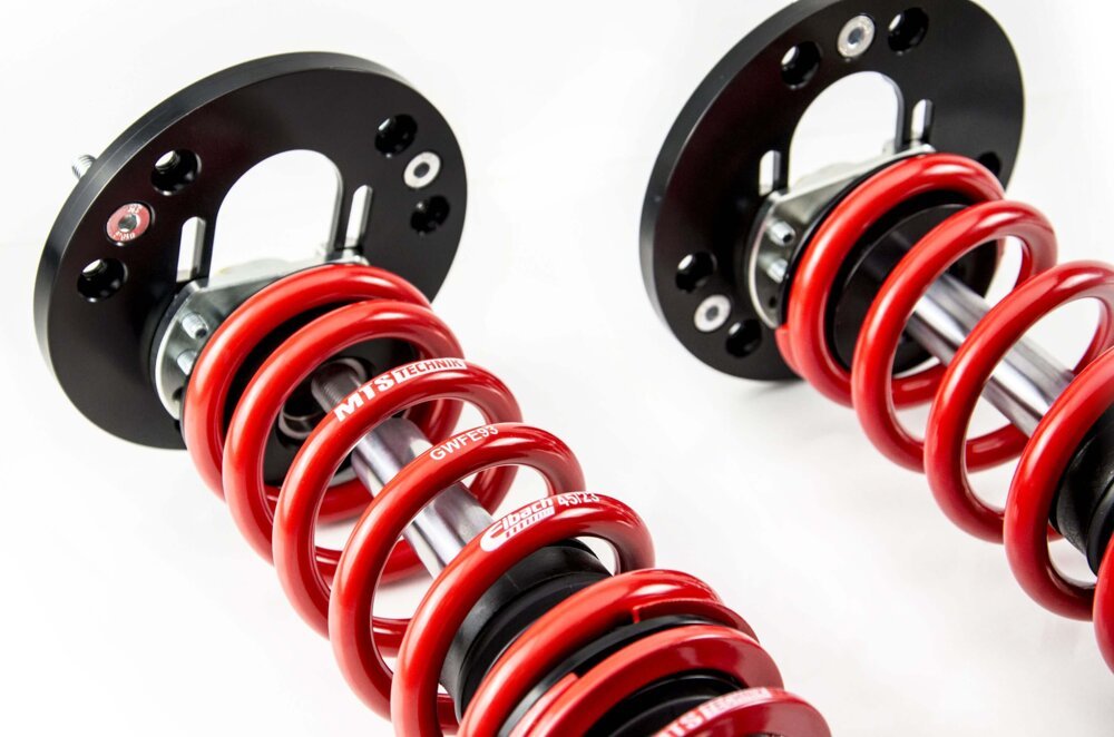 XMTSGWBM111 Street Coilover Kit w/ Camber Adjust Top Mounts (Inox) for BMW 5 Touring (E61) - MTS Technik UK - xmtsgwbm111-bmw-5-touring-e61
