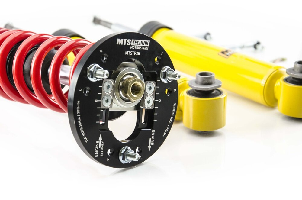 XMTSGWBM111 Street Coilover Kit w/ Camber Adjust Top Mounts (Inox) for BMW 5 Touring (E61) - MTS Technik UK - xmtsgwbm111-bmw-5-touring-e61