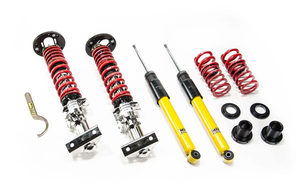 XMTSGWBM116-S Stance Coilover Kit w/ Camber Adjust Top Mounts (Inox) for BMW 3 (E36) - MTS Technik UK - xmtsgwbm116-s-bmw-3-e36