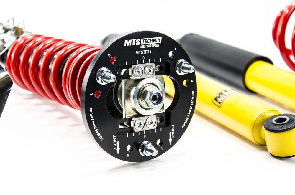 XMTSGWBM117 Street Coilover Kit w/ Camber Adjust Top Mounts (Inox) for BMW 3 Compact (E36) - MTS Technik UK - xmtsgwbm117-bmw-3-compact-e36