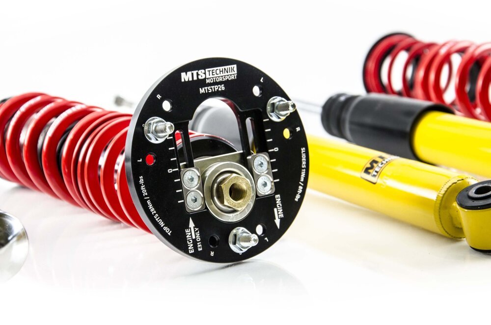 XMTSGWBM118 Street Coilover Kit w/ Camber Adjust Top Mounts (Inox) for BMW 3 Compact (E46) - MTS Technik UK - xmtsgwbm118-bmw-3-compact-e46