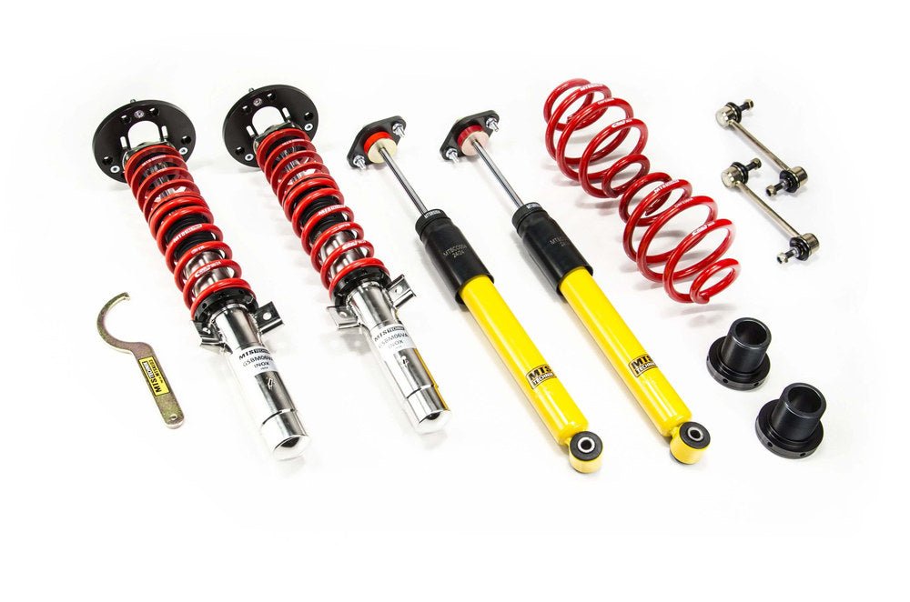 XMTSGWBM119 Street Coilover Kit w/ Camber Adjust Top Mounts (Inox) for BMW Z4 Coupe (E86) - MTS Technik UK - xmtsgwbm119-bmw-z4-coupe-e86