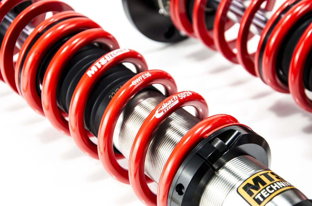 XMTSGWBM16 Street Coilover Kit w/ Camber Adjust Top Mounts (Inox) for BMW 3 (E21) - MTS Technik UK - xmtsgwbm16-bmw-3-e21