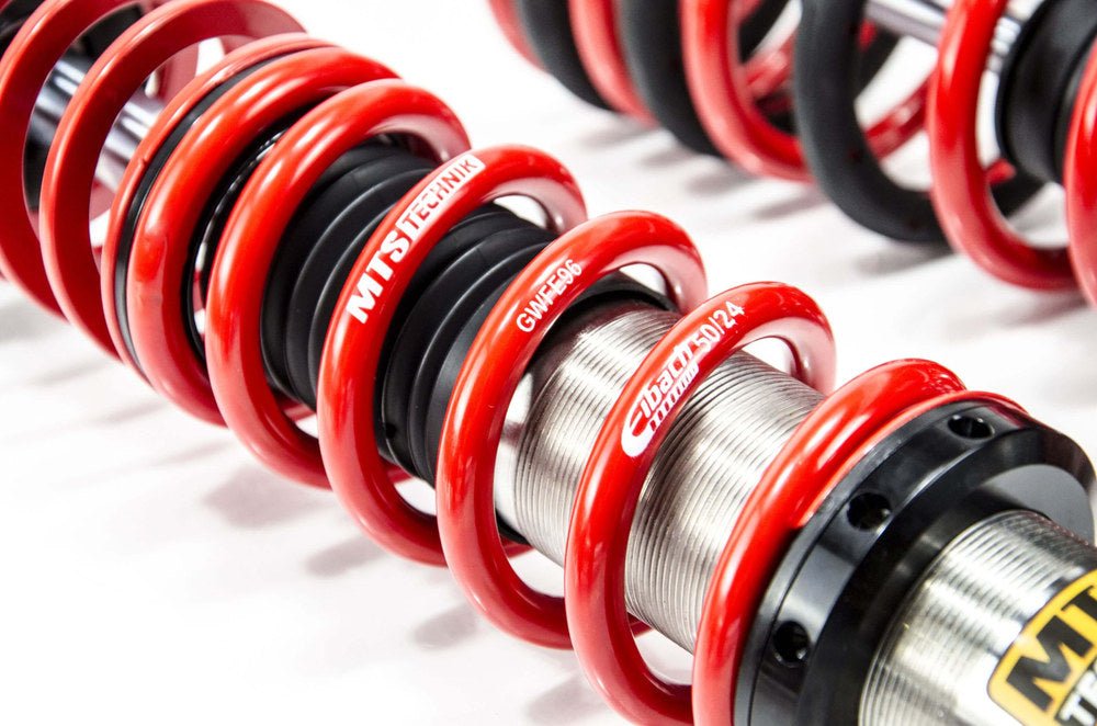 XMTSGWBM17 Street Coilover Kit w/ Camber Adjust Top Mounts (Inox) for BMW 3 (E21) - MTS Technik UK - xmtsgwbm17-bmw-3-e21