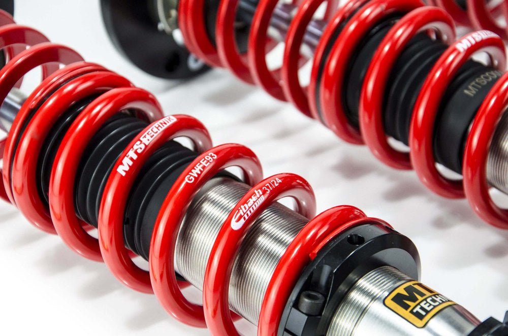 XMTSGWBM42 Street Coilover Kit w/ Camber Adjust Top Mounts (Inox) for BMW 6 (E24) - MTS Technik UK - xmtsgwbm42-bmw-6-e24