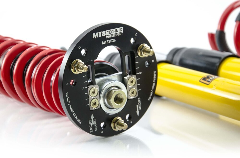 XMTSGWBM48 Street Coilover Kit w/ Camber Adjust Top Mounts (Inox) for BMW 8 (E31) - MTS Technik UK - xmtsgwbm48-bmw-8-e31