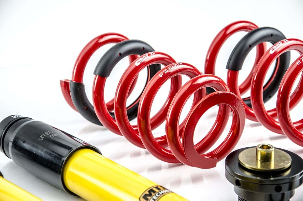 XMTSGWBM48 Street Coilover Kit w/ Camber Adjust Top Mounts (Inox) for BMW 8 (E31) - MTS Technik UK - xmtsgwbm48-bmw-8-e31