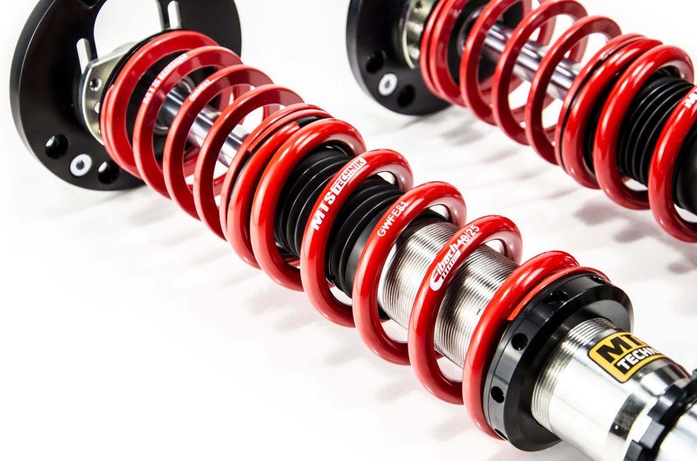 XMTSGWBM50 Street Coilover Kit w/ Camber Adjust Top Mounts (Inox) for BMW 2500-3.3 (E3) - MTS Technik UK - xmtsgwbm50-bmw-2500-33-e3