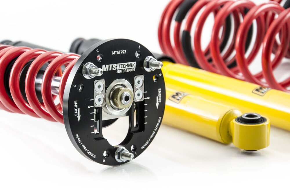 XMTSGWBM52 Street Coilover Kit w/ Camber Adjust Top Mounts (Inox) for BMW 2.5-3.2 Coupe (E9) - MTS Technik UK - xmtsgwbm52-bmw-25-32-coupe-e9