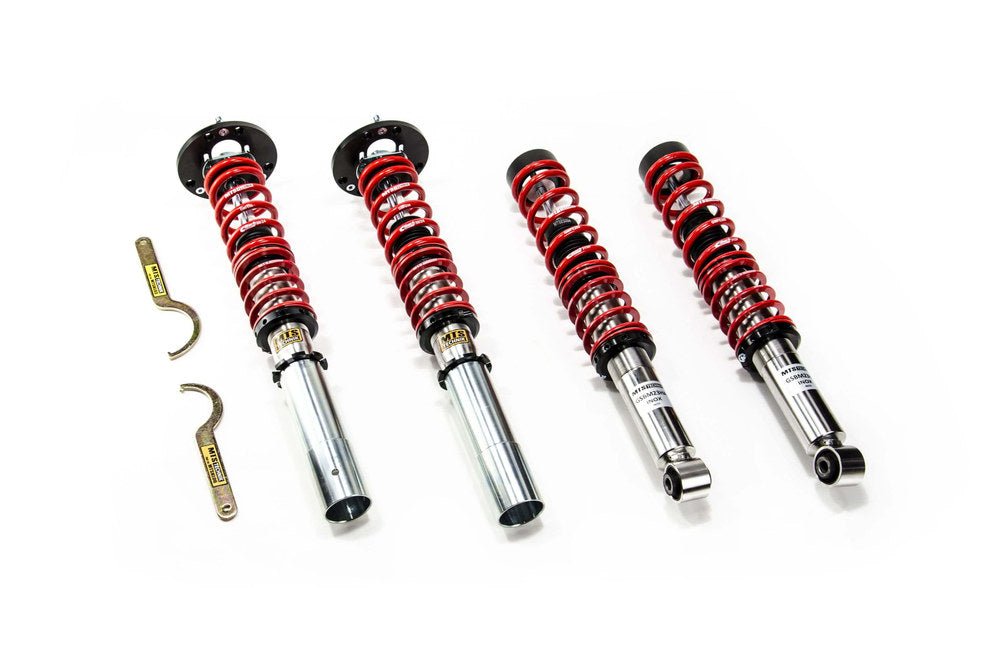 XMTSGWBM56 Street Coilover Kit w/ Camber Adjust Top Mounts (Inox) for BMW 5 (E12) - MTS Technik UK - xmtsgwbm56-bmw-5-e12