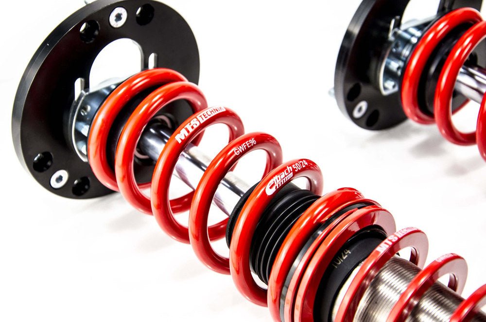 XMTSGWBM56 Street Coilover Kit w/ Camber Adjust Top Mounts (Inox) for BMW 5 (E12) - MTS Technik UK - xmtsgwbm56-bmw-5-e12