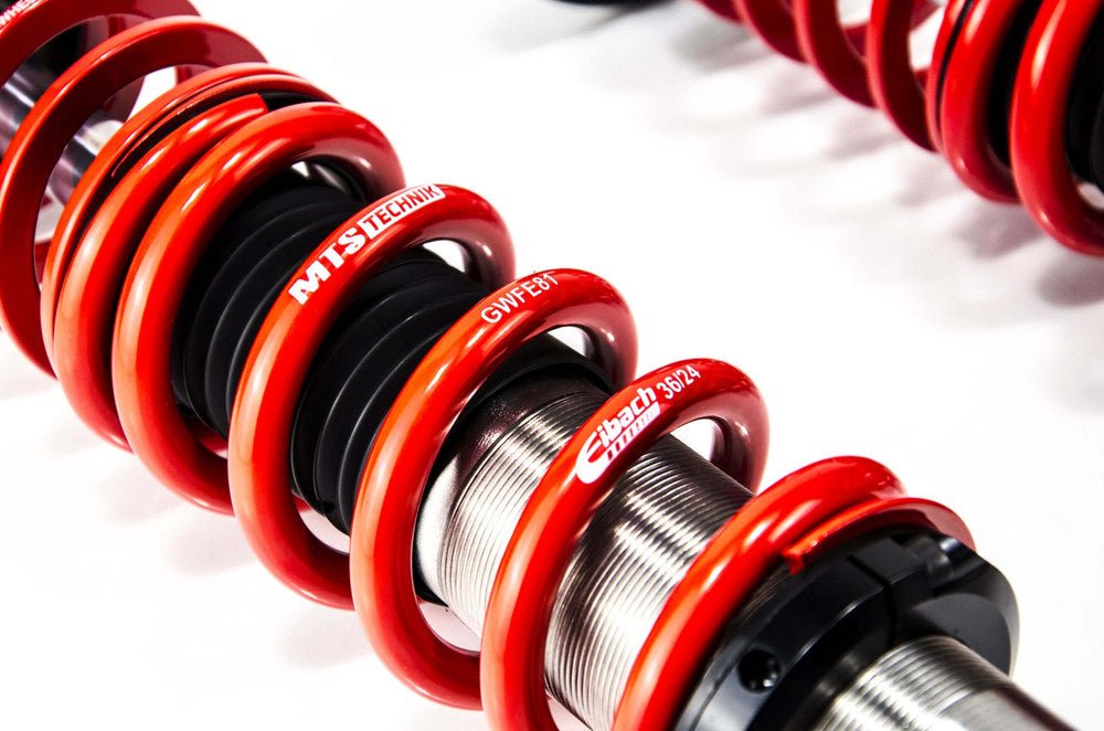 XMTSGWBM80-S Stance Coilover Kit w/ Camber Adjust Top Mounts (Inox) for BMW 3 (E30) - MTS Technik UK - xmtsgwbm80-s-bmw-3-e30