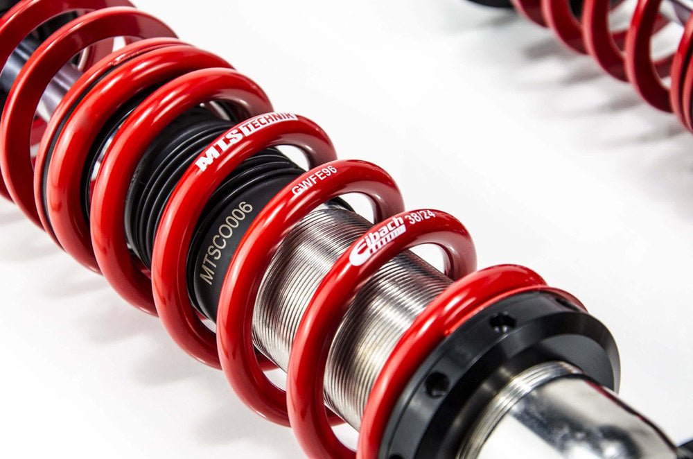 XMTSGWBM82 Street Coilover Kit w/ Camber Adjust Top Mounts (Inox) for BMW 3 Convertible (E30) - MTS Technik UK - xmtsgwbm82-bmw-3-convertible-e30
