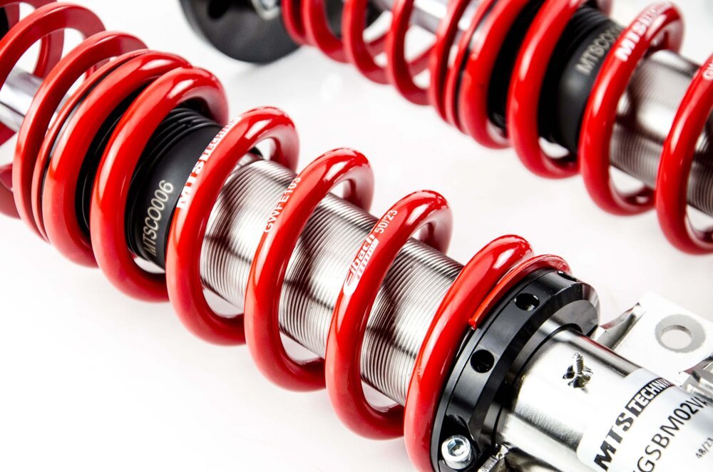 XMTSGWBM98-S Stance Coilover Kit w/ Camber Adjust Top Mounts (Inox) for BMW 3 (E36) - MTS Technik UK - xmtsgwbm98-s-bmw-3-e36