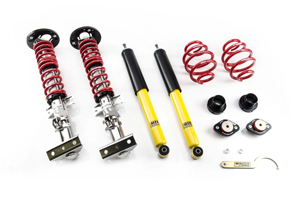 XMTSGWBM99 Street Coilover Kit w/ Camber Adjust Top Mounts (Inox) for BMW Z3 Coupe (E36) - MTS Technik UK - xmtsgwbm99-bmw-z3-coupe-e36