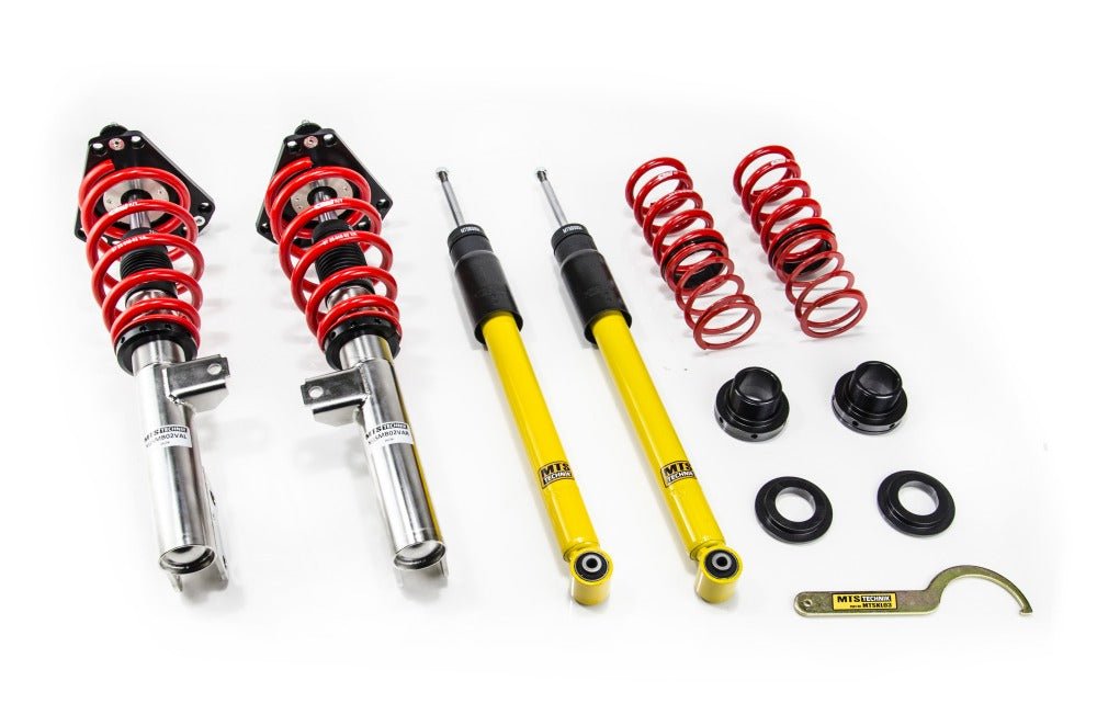 XMTSGWMB30 Street Coilover Kit w/ Camber Adjust Top Mounts (Inox) for Mercedes-Benz A-CLASS (W176) - MTS Technik UK - xmtsgwmb30-mercedes-benz-a-class-w176