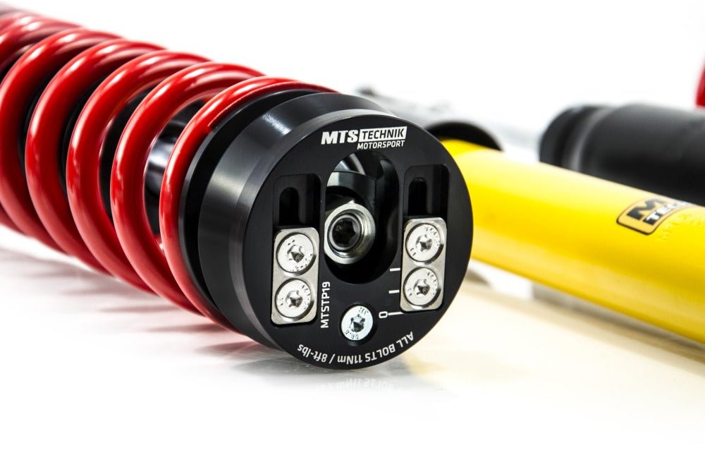 XMTSGWVW126 Street Coilover Kit w/ Camber Adjust Top Mounts (Inox) for Volkswagen LUPO Mk1 (6X1/6E1) - MTS Technik UK - xmtsgwvw126-volkswagen-lupo-mk1-6x16e1