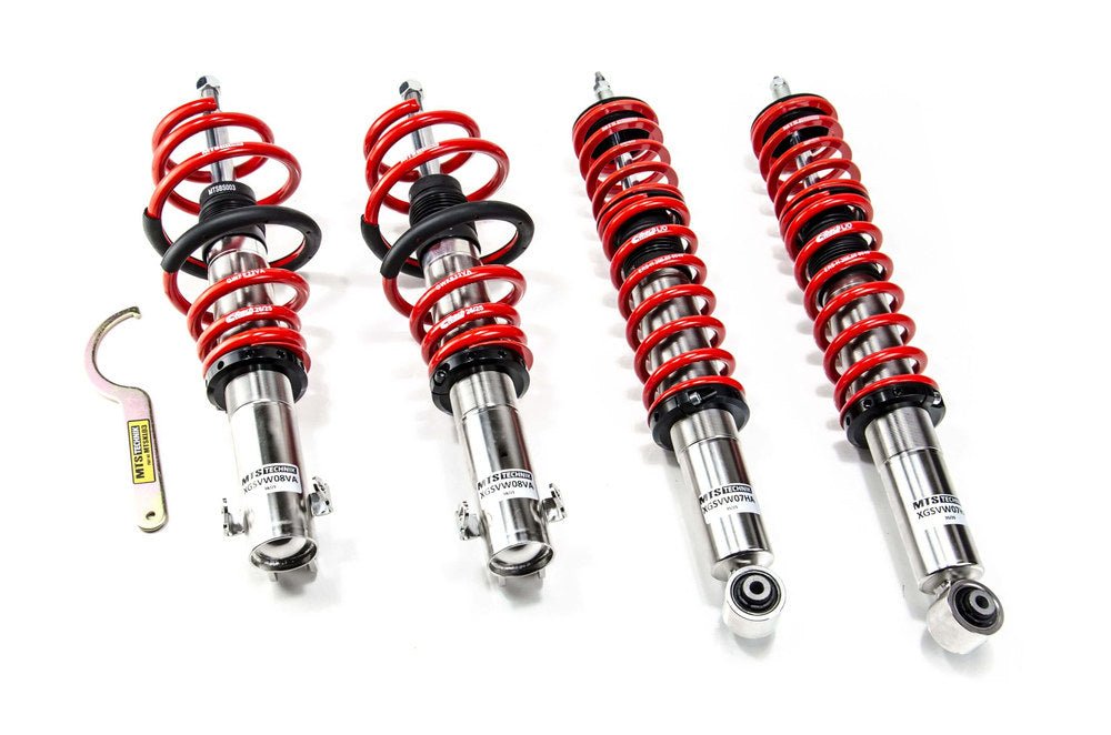 XMTSGWVW28 Street Coilover Kit (Inox) for Volkswagen POLO (6N2) - MTS Technik UK - xmtsgwvw28-volkswagen-polo-6n2