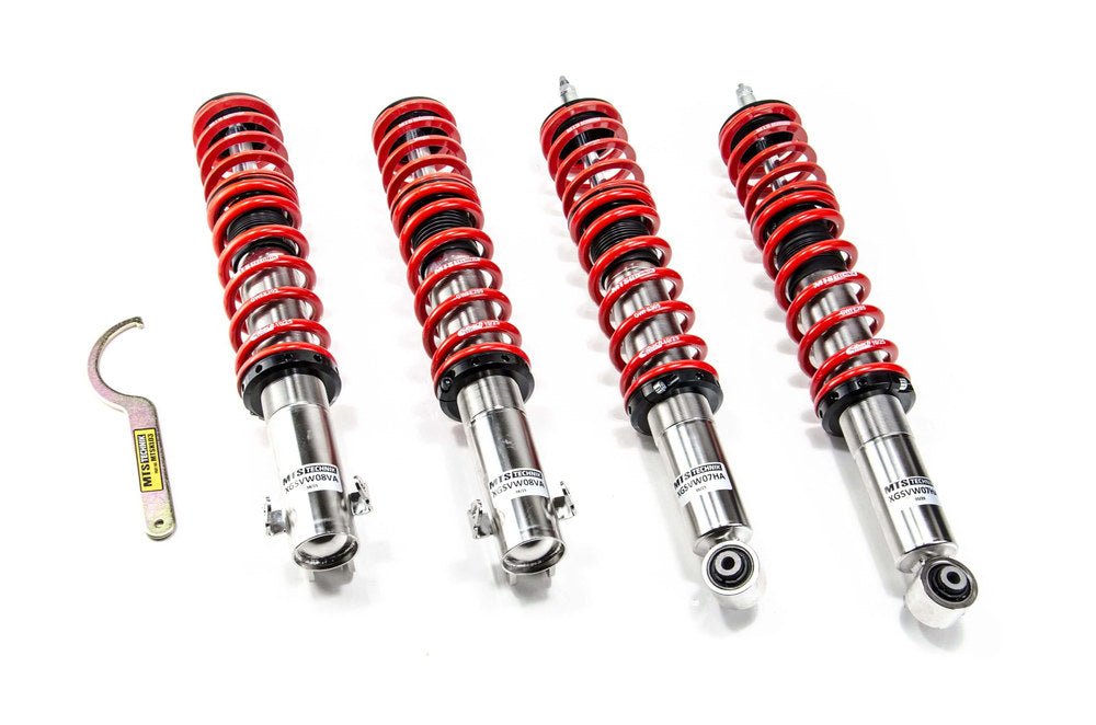 XMTSGWVW44-C Comfort Coilover Kit (Inox) for Volkswagen GOLF Mk3 Variant (1H5) - MTS Technik UK - xmtsgwvw44-c-volkswagen-golf-mk3-variant-1h5
