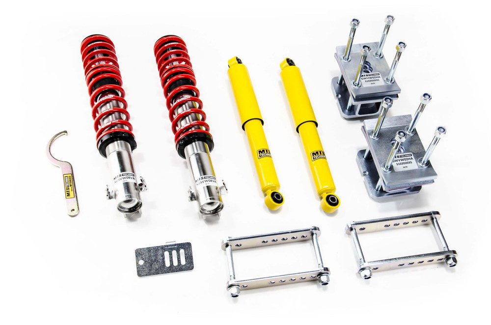 XMTSGWVW58 Street Coilover Kit (Inox) for Seat INCA (6K) - MTS Technik UK - xmtsgwvw58-seat-inca-6k