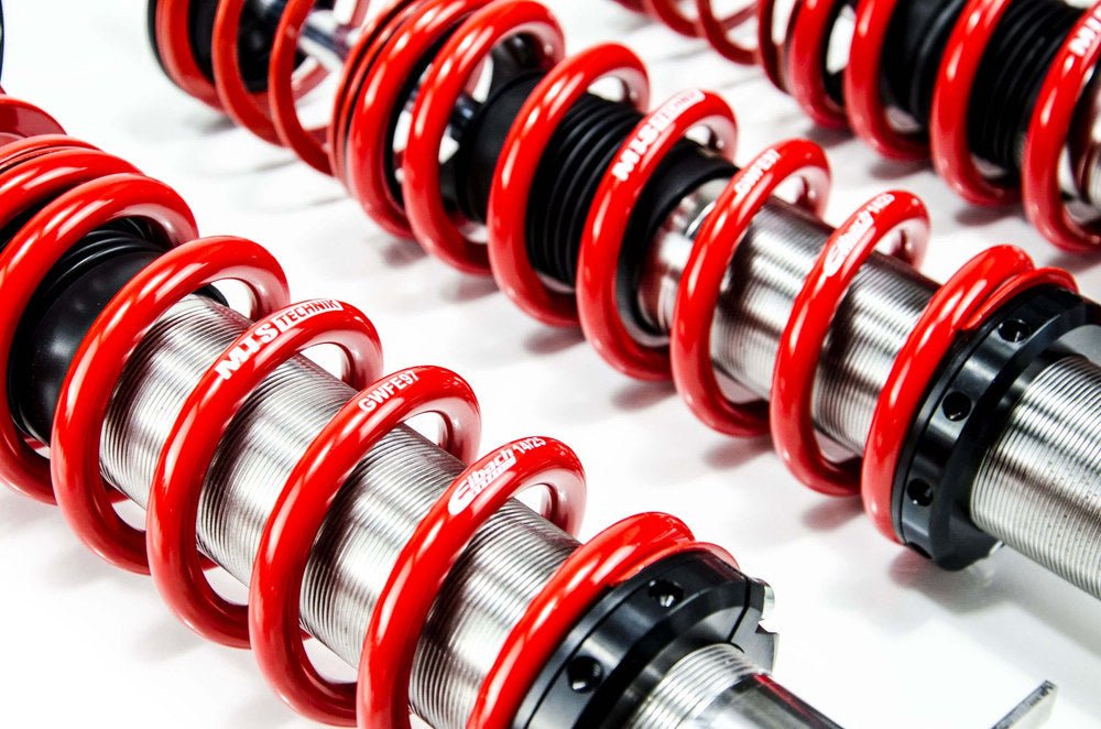 XMTSGWVW85-S Stance Coilover Kit w/ Camber Adjust Top Mounts (Inox) for Volkswagen JETTA I (16) - MTS Technik UK - xmtsgwvw85-s-volkswagen-jetta-i-16