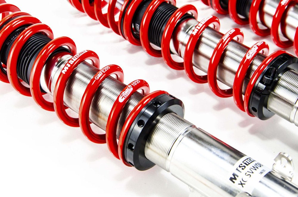 XMTSGWVW86-C Comfort Coilover Kit w/ Camber Adjust Top Mounts (Inox) for Volkswagen CORRADO (53I) - MTS Technik UK - xmtsgwvw86-c-volkswagen-corrado-53i