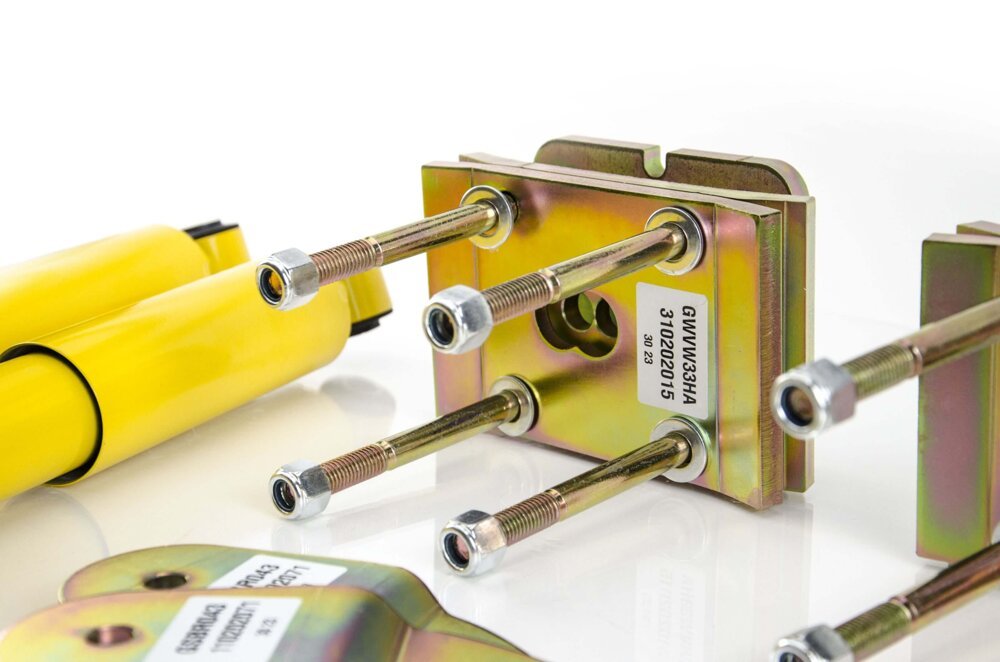 XMTSGWVW93 Street Coilover Kit w/ Camber Adjust Top Mounts (Inox) for Volkswagen CADDY Mk3 MPV (2K/2C) - MTS Technik UK - xmtsgwvw93-volkswagen-caddy-mk3-mpv-2k2c